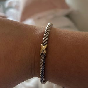 David Yurman X station bracelet